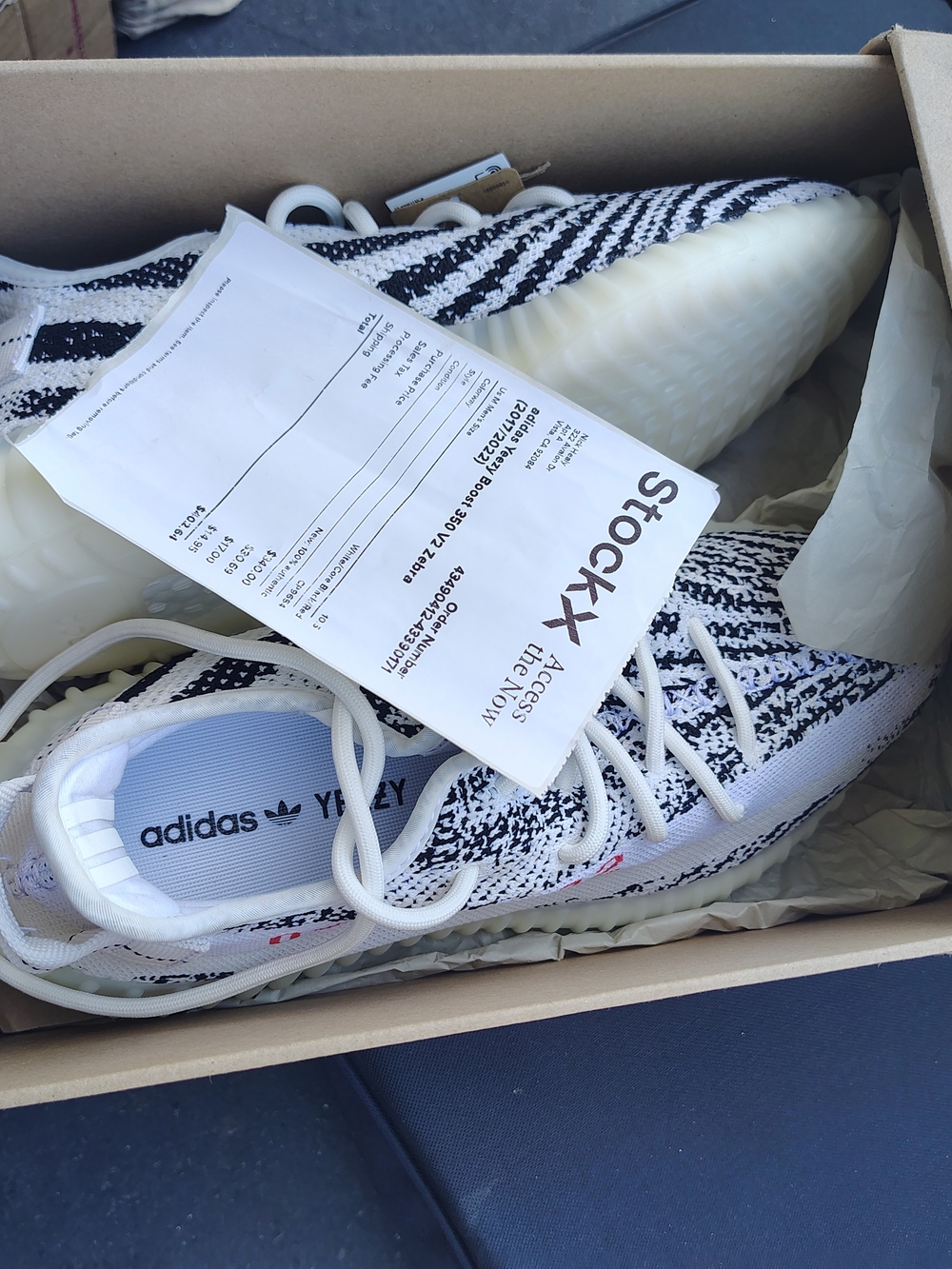 Yeezy Boost 350 V2 Zebra Black White